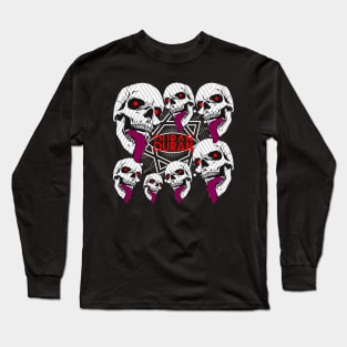 licker skulls Long Sleeve T-Shirt